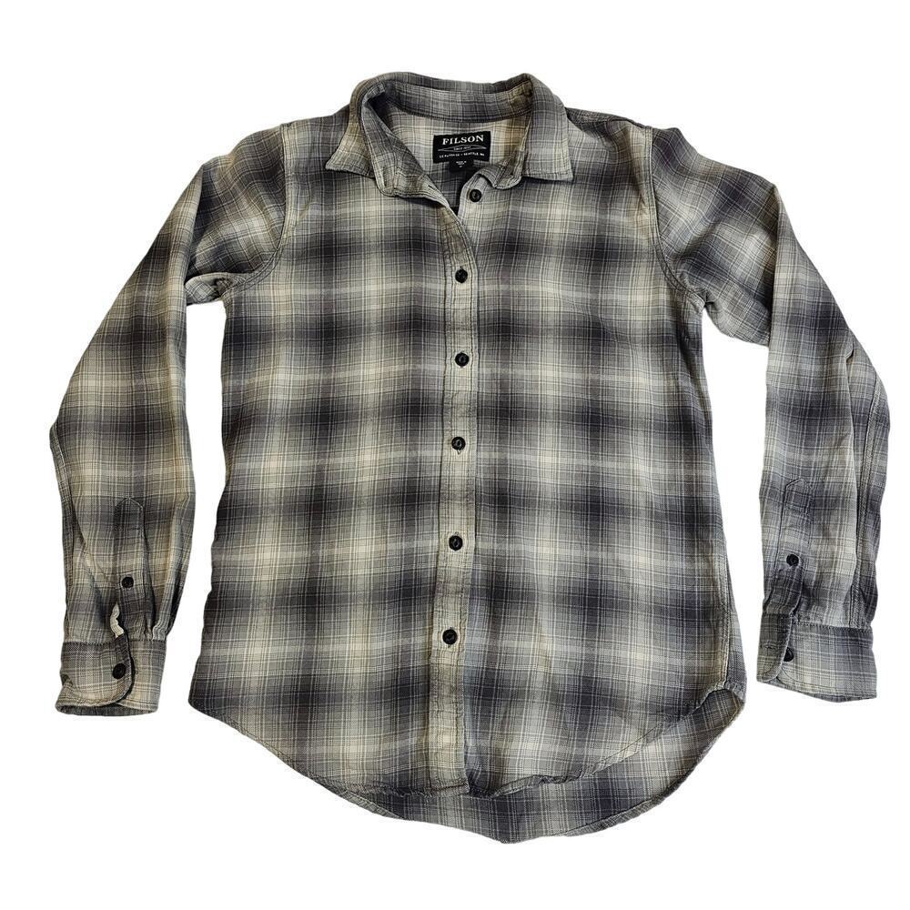 Filson Gray Cream Embrae Y2K W's Cotton M shirts. Comfy. Stylish. WesternCowgirl
